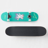 Unicorne sur skateboard pour enfants (Horz)
