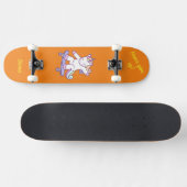 Unicorne sur skateboard pour enfants (Horz)