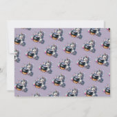 Unicorne Whimsical Halloween Party Invitation (Dos)