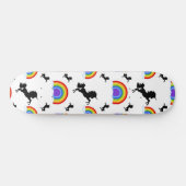 Unicornes de skateboard et Rainbows (Horz)
