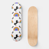 Unicornes de skateboard et Rainbows (Recto)