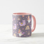 Unicornes Et Llamas Mug (Devant droit)