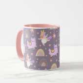 Unicornes Et Llamas Mug (Devant gauche)