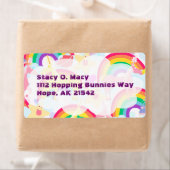 Unicornes et Rainbows Étiquette (En situation)