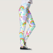 Unicornes Et Rainbows Leggings (Droite)