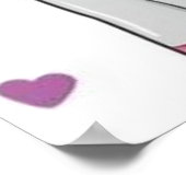 Unicornio y Corazones Poster (Hoek)