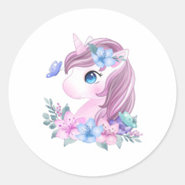 "Unicornios" Ronde Sticker