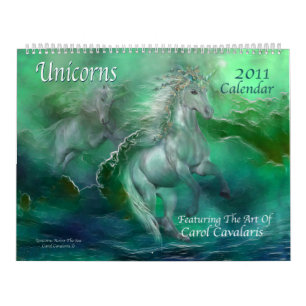 Unicorns Art Calendar 2011 Kalender