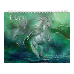 Unicorns Art Calendar Kalender