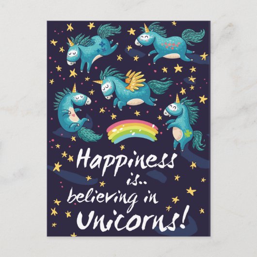 Unicorns Briefkaart (Voorkant)