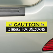 UNICORNS BUMPERSTICKER (Op auto)