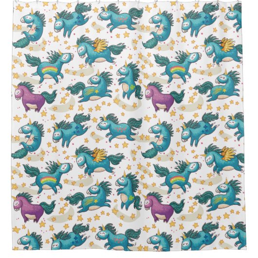 Unicorns Douchegordijn (Voorkant)