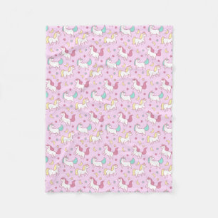 Unicorns Fleece Blanket Deken