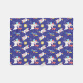 Unicorns Fleece Deken (Voorkant (Horizontaal))