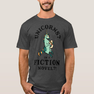 Unicorns in een film over de afdruk van het nieuwe t-shirt