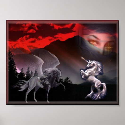 unicorns laatste stand poster (Voorkant)