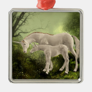 Unicorns Metalen Ornament