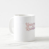 Unicorns & Rainbows Mug (Devant gauche)