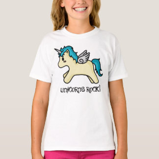 Unicorns Rock Blue T-shirt