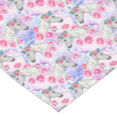 Unicorns & Rozen Patroon Korte Tafelloper (Hoek)