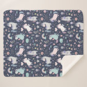 Unicorns Sherpa Blanket Sherpa Deken (Voorkant (horizontaal))