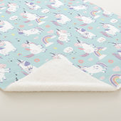 Unicorns Sherpa Blanket Sherpa Deken (3/4)