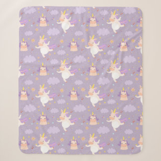 Unicorns Sherpa Deken