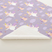 Unicorns Sherpa Deken (3/4)