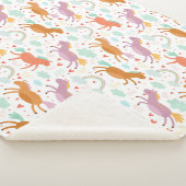 Unicorns Sherpa Deken (3/4)