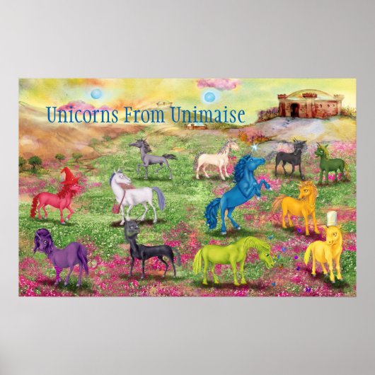 Unicorns uit het Poster Unimaise (Voorkant)