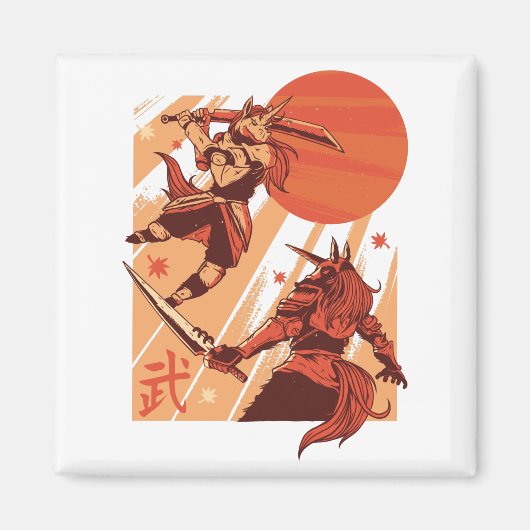 Unicorns Warriors Magneet (Voorkant)
