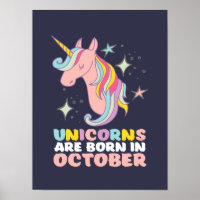Unicorns worden geboren in oktober jongstleden mei