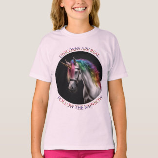 Unicorns zijn echt t-shirt