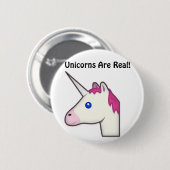 Unicorns zijn echte Button! Ronde Button 5,7 Cm (Voorkant /achterkant)