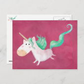 Unicorns zijn Magisch Briefkaart (Voorkant / Achterkant)