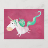 Unicorns zijn Magisch Briefkaart (Voorkant)