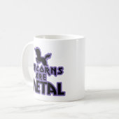 Unicorns zijn metaal koffiemok (Voorkant links)