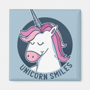 Unicorse glimlach magneet