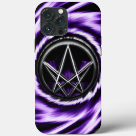 Unicursal hexagram iPhone 13 pro max hoesje