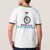 UNICYCLE Goed gebalanceerd T-SHIRT RINGER (Achterkant volledig)