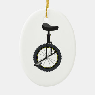 Unicycle Keramisch Ornament