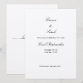 Unie - Bewaar de datum Kaart (Voorkant / Achterkant)