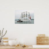 Unie- en brandboot poster (Keuken)