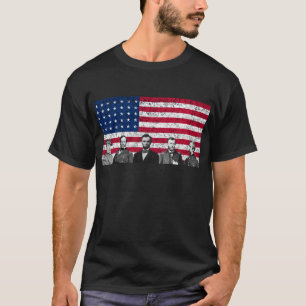 Unie helden en de Amerikaanse vlag T-shirt