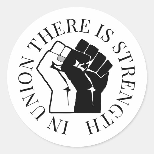 Unie Ronde Sticker (Voorkant)