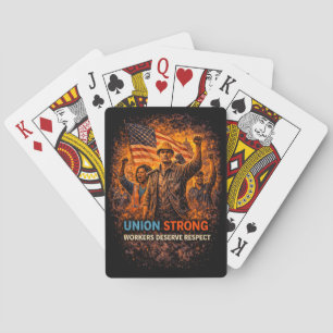 Unie Sterk Rijzend Pokerkaarten