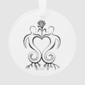 Uniecirkel voor schoulmate ornament (achterkant)