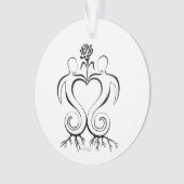 Uniecirkel voor schoulmate ornament (voorkant)