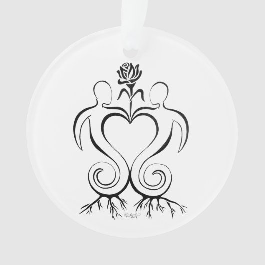 Uniecirkel voor schoulmate ornament (voorkant)