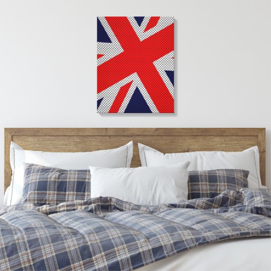Uniefaansluiting op afdruk van koolstofvezel canvas afdruk (Insitu (Slaapkamer))